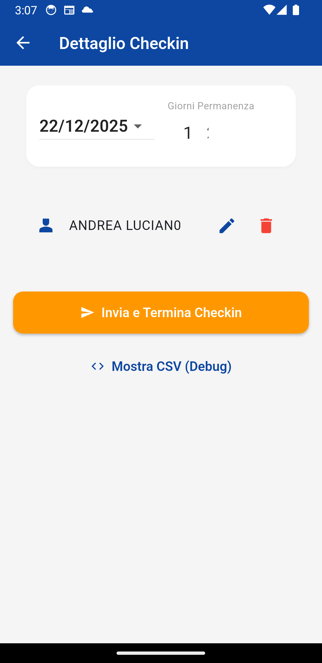 Invio Check-in